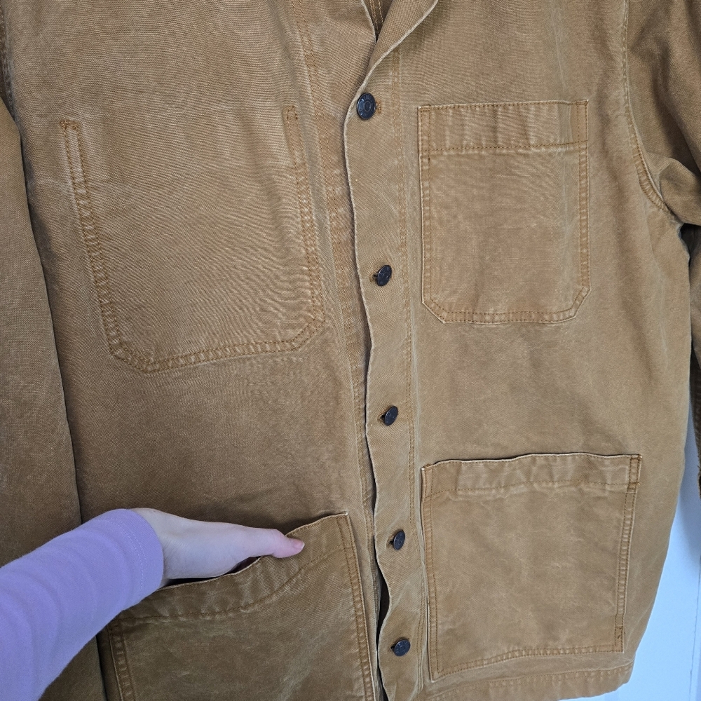 Madewell Mens Garment-Dyed Canvas Chore Jacket Size XXL Workwear Utility Western - Picture 9 of 16